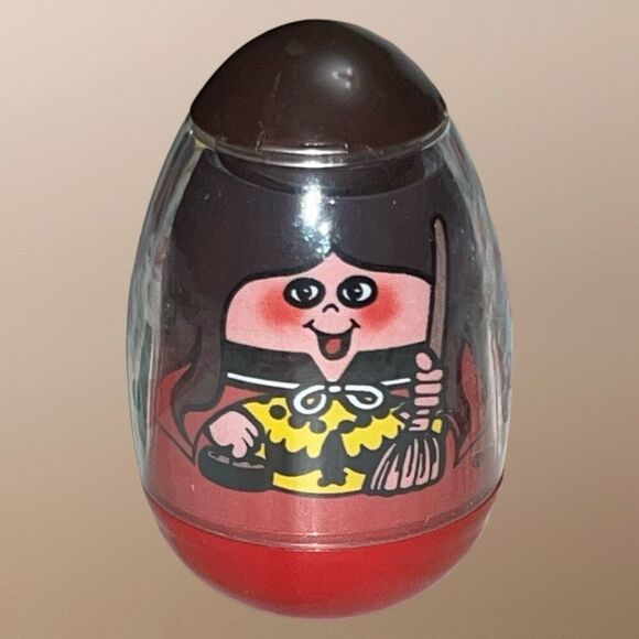 Vintage 1977 Weebles WITCH Hasbro Haunted House Romper Room Toy Figure B4 - Picture 1 of 3